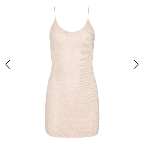 NWT Alice + Olivia Nelle Crystal Embellished Mini dress - Picture 7 of 12